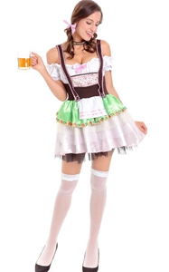 F1805 Womens Bavarian Bar Maid Costume